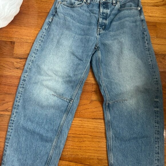 Madewell The Curvy Darted Barrel-Leg Jean size 28 - Picture 7 of 10